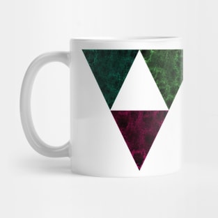 3 abstract triangles Mug